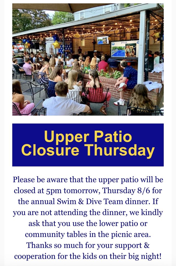 Swim Team Dinner